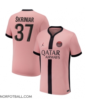 Billige Fotballdrakt Paris Saint-Germain Milan Skriniar #37 Replika Tredjedrakt 2024-25 Kortermet